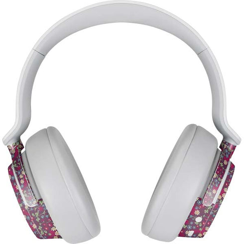 Disney Snow White Character with Floral Pattern Surface Headphones Skin